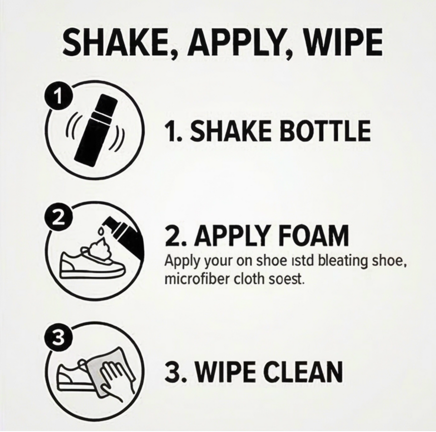 Cokaz shoe cleaning foam