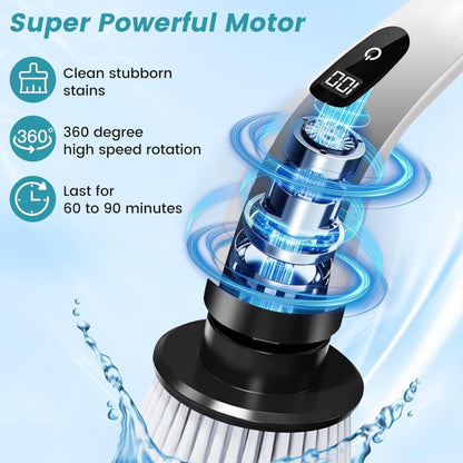 9 In 1 Spin Scrubber Cleaning Brush Mop Cleaning Accessories